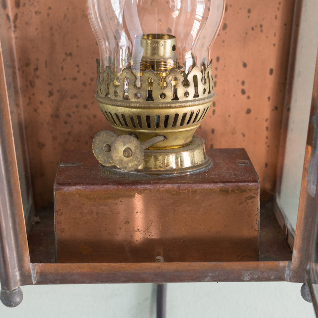 English copper stable lantern,-117544