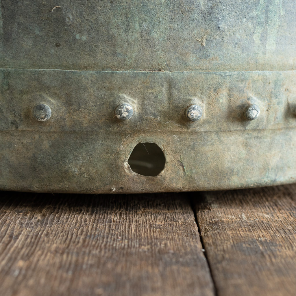 Nineteenth century copper vat,-118426