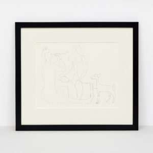 Picasso 'Mes dessins d'Antibes' Lithograph,-0