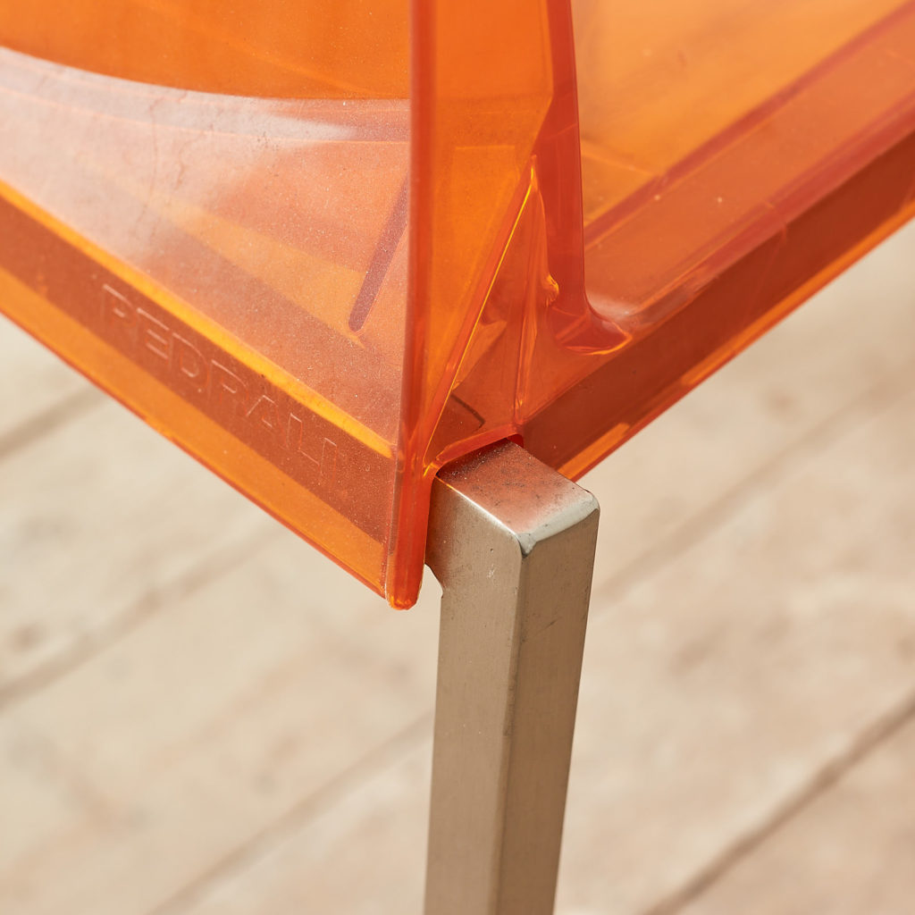 Contemporary acrylic chair by Pedrali, -119815