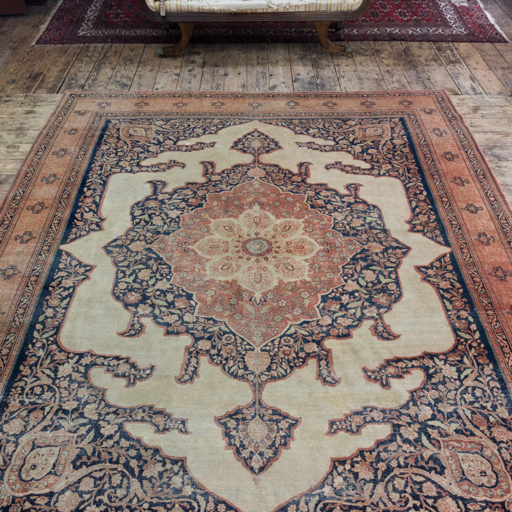 Late nineteenth century Haji Jalili Tabriz rug,-118946