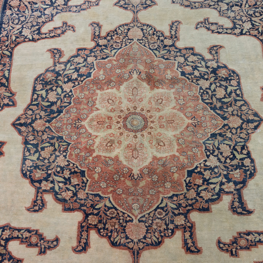 Late nineteenth century Haji Jalili Tabriz rug,-118957