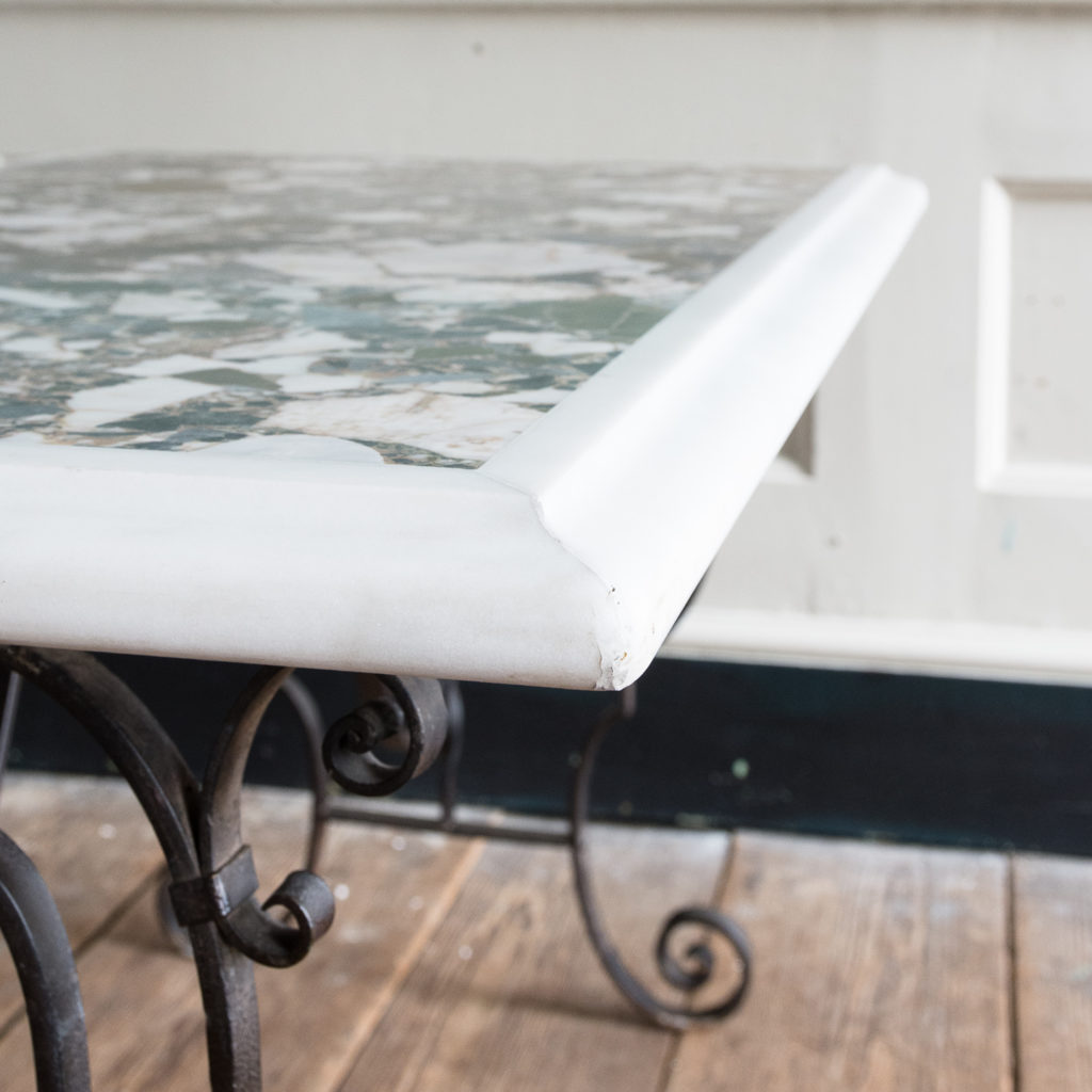 Rectangular marble top table,-118867