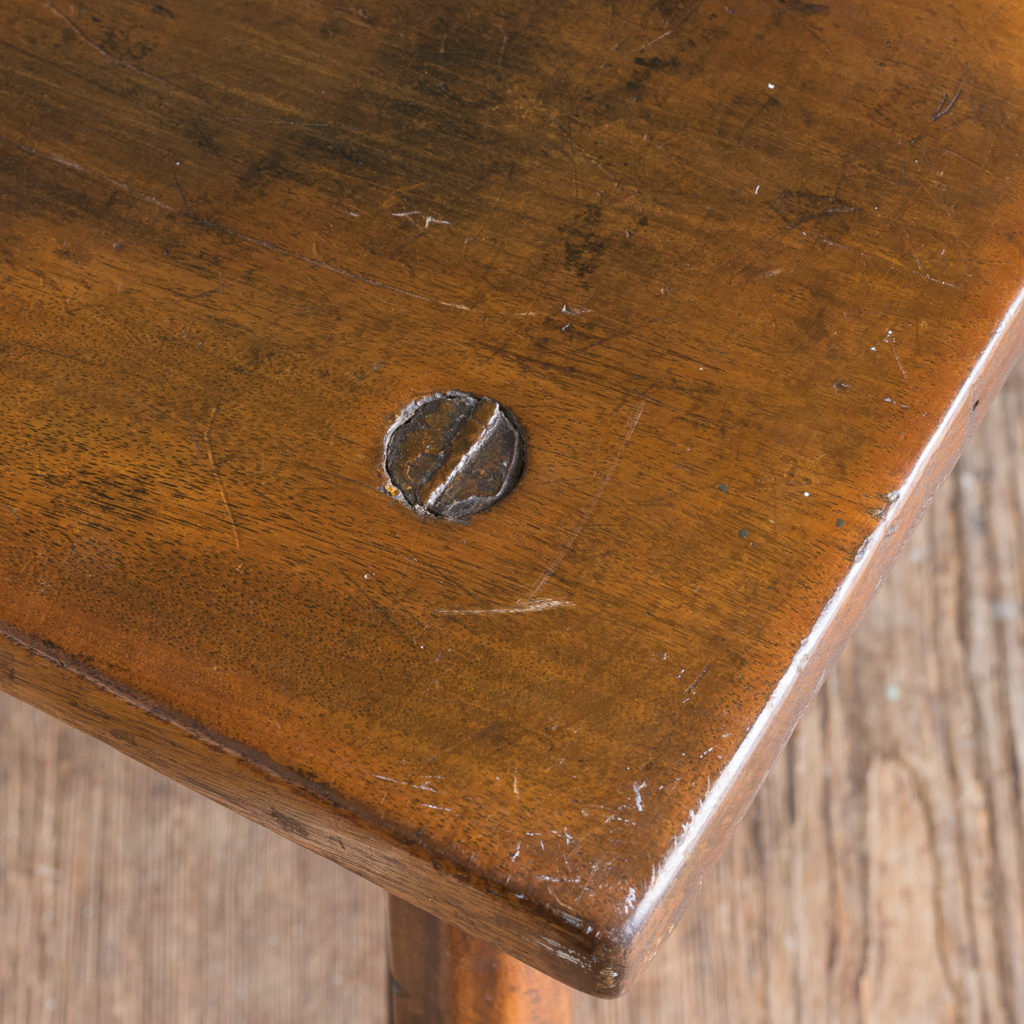 Walnut milking stool,-119530