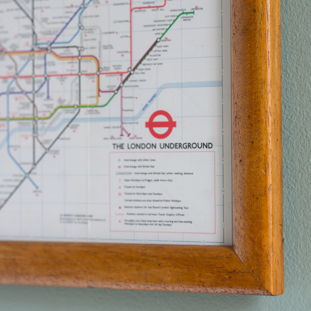 1977 London Underground Transport map,-118832