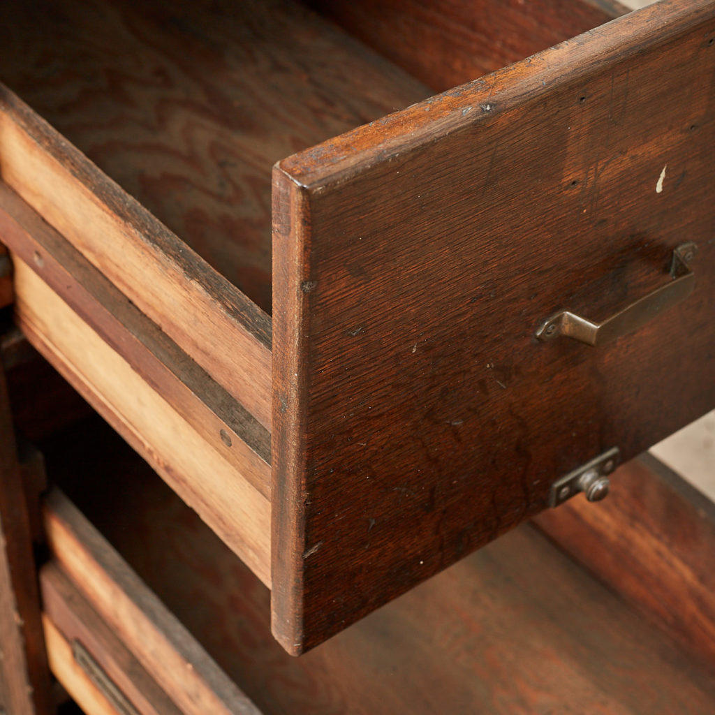 Reclaimed industrial wooden filing cabinet,-120676