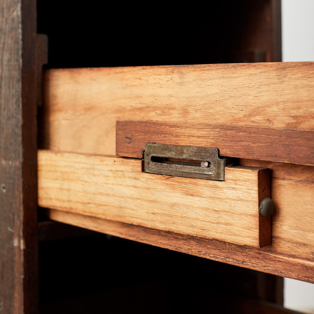 Reclaimed industrial wooden filing cabinet,-120678