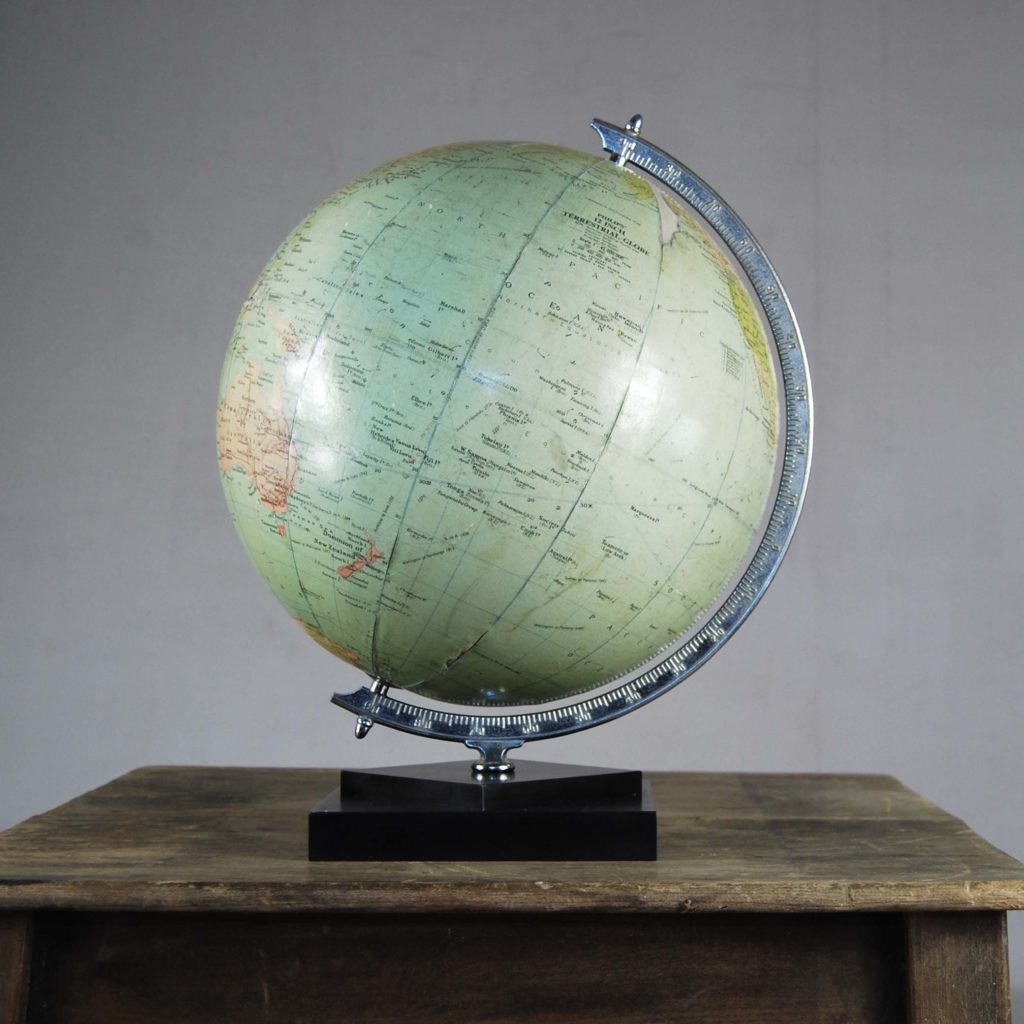 A Philips' 12" table globe-0