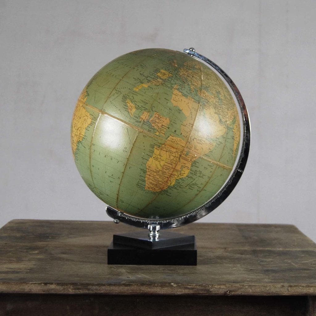 A Philips' 10" table globe-0