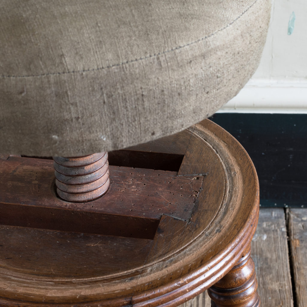 Early nineteenth century mahogany piano stool,-120373