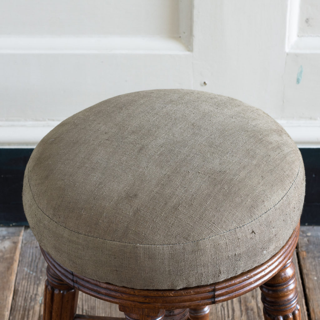 Early nineteenth century mahogany piano stool,-120377