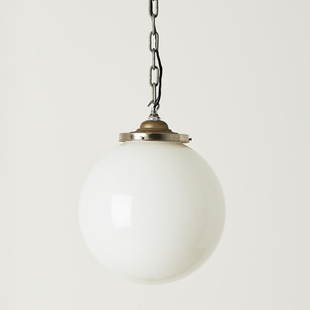 Opaline globe light-0