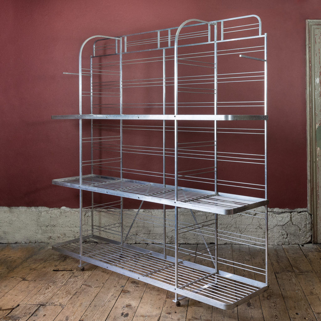 Mid-twentieth century French aluminium baker’s rack,-0