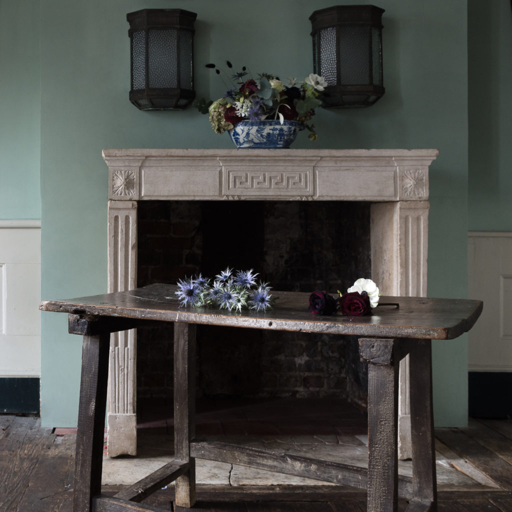 Spanish walnut tavern table,-122226