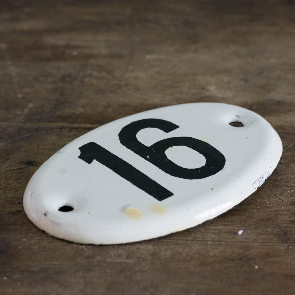 French enamelled house numbers,-121438
