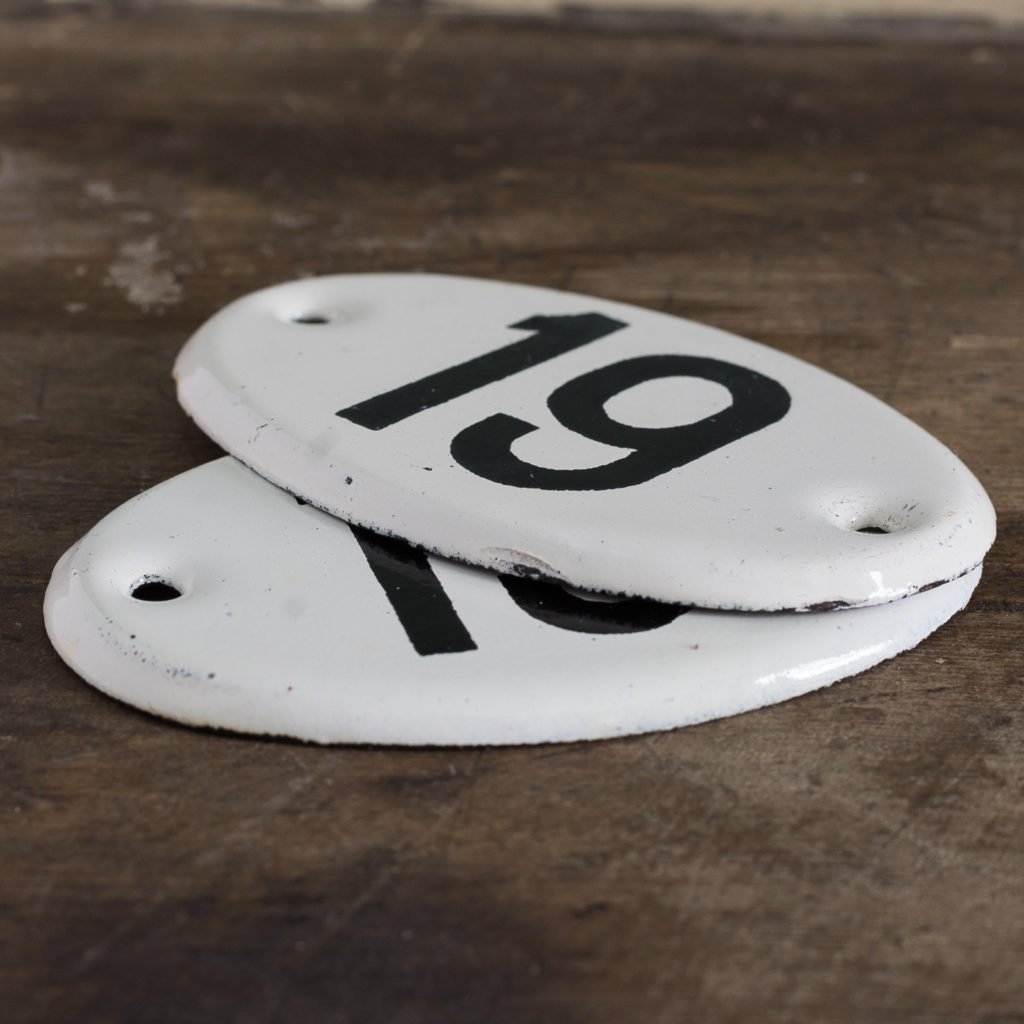French enamelled house numbers,-121448