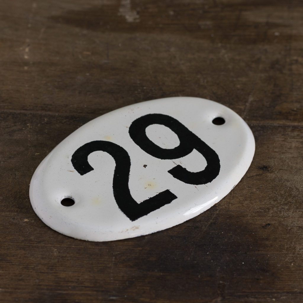 French enamelled house numbers,-121468