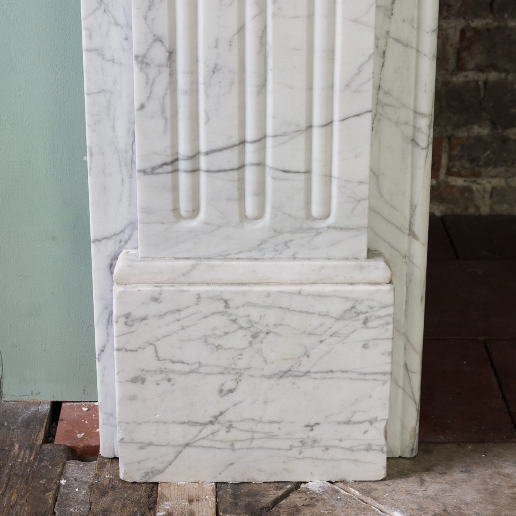 Edwardian pencil vein marble chimneypiece,-122212