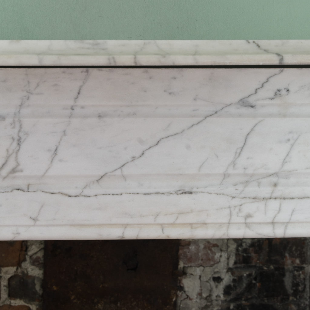 Edwardian pencil vein marble chimneypiece,-122217