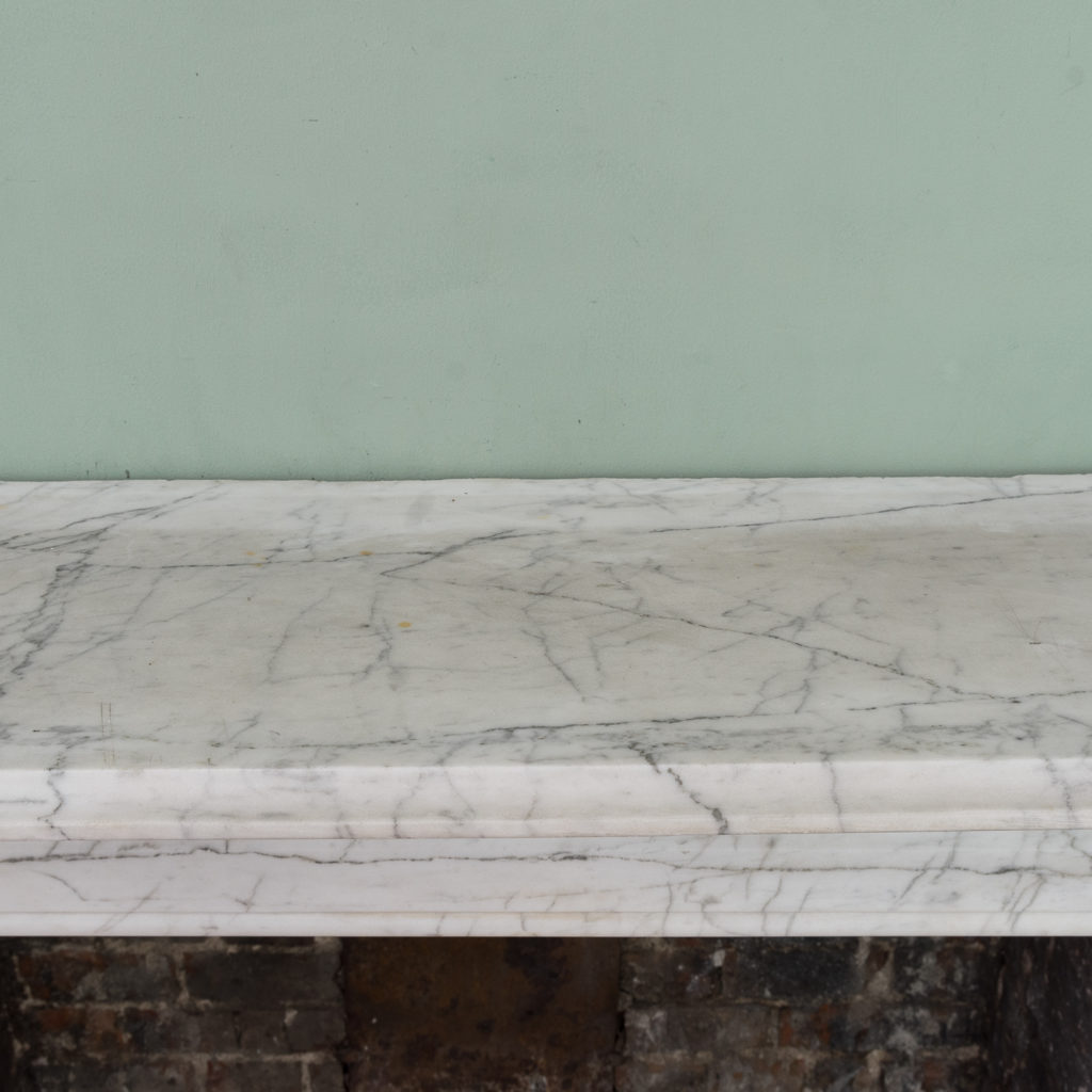 Edwardian pencil vein marble chimneypiece,-122218