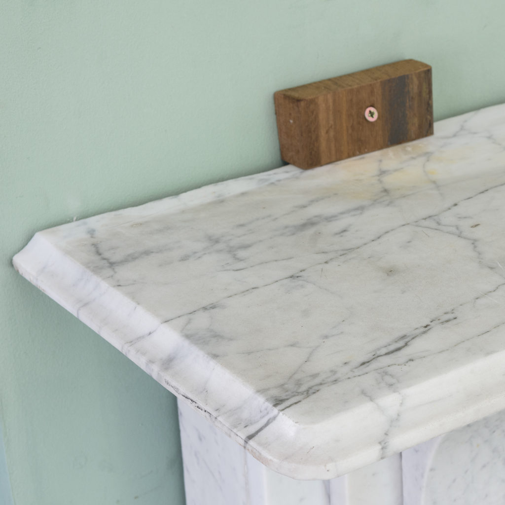 Edwardian pencil vein marble chimneypiece,-122213