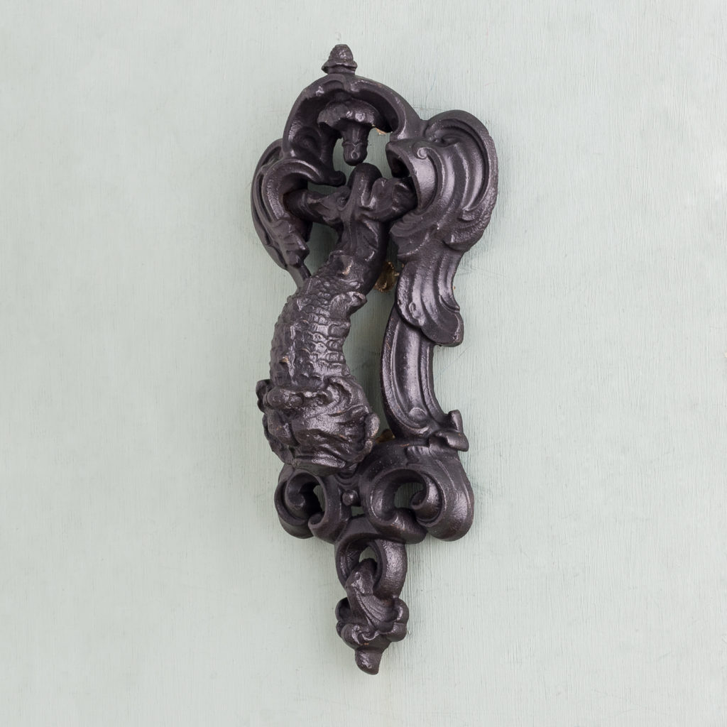 Victorian cast iron door knocker,-122251