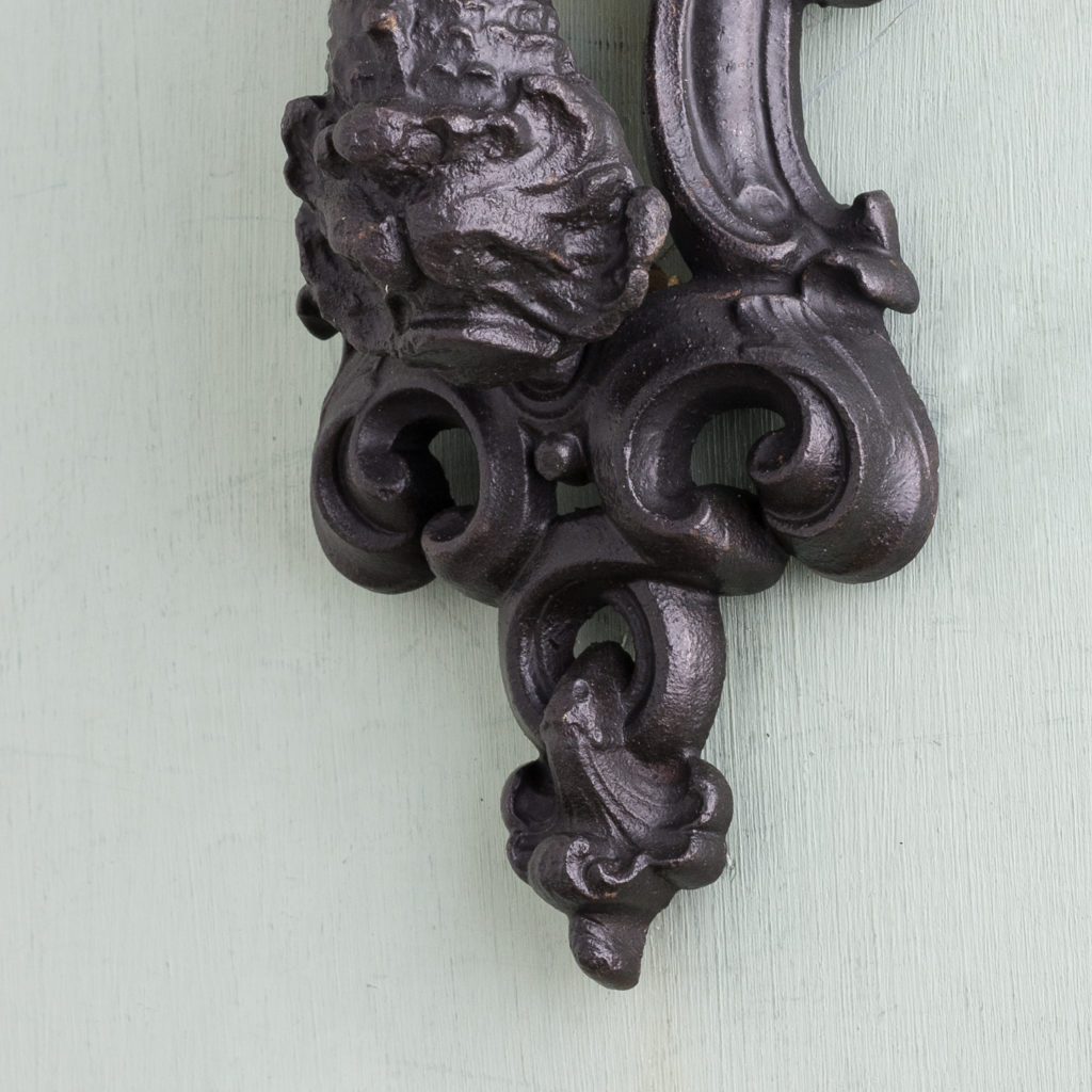 Victorian cast iron door knocker,-122253