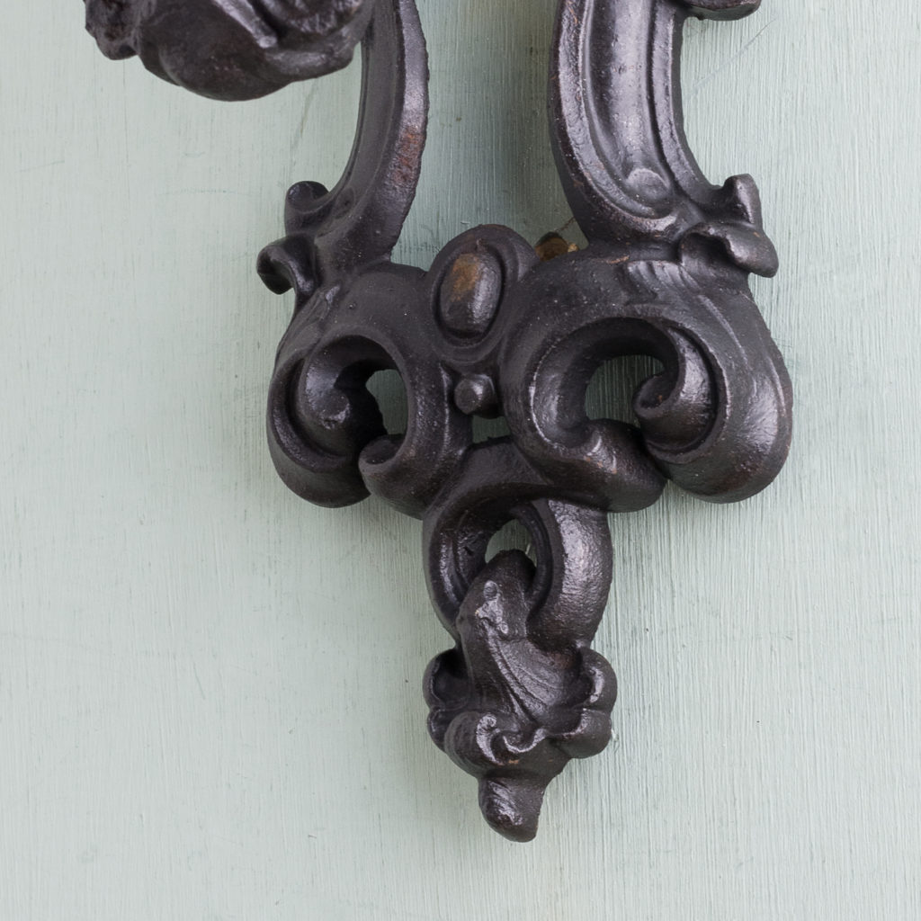 Victorian cast iron door knocker,-122252