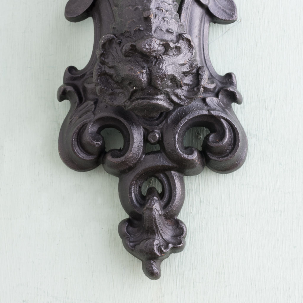 Victorian cast iron door knocker,-122248