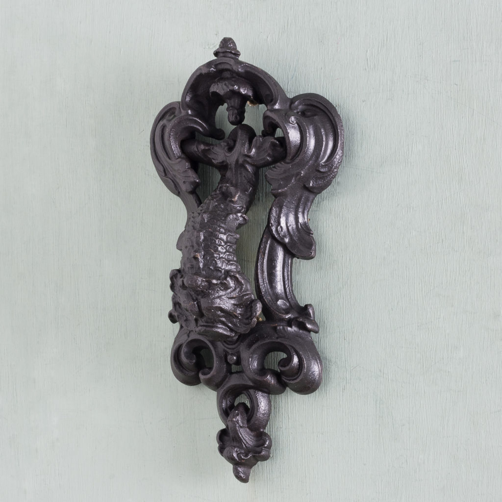Victorian cast iron door knocker,-122247
