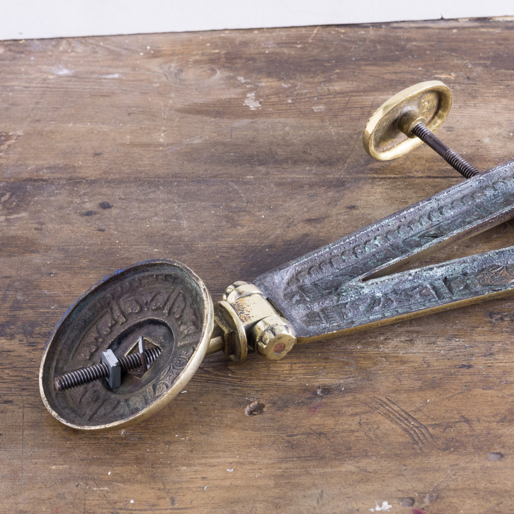 Aesthetic period brass door knocker,-122267