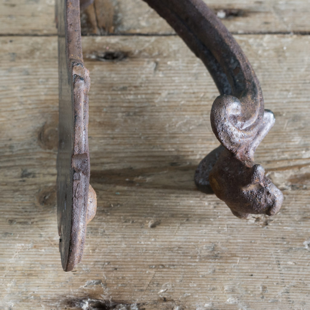 Victorian cast iron door knocker