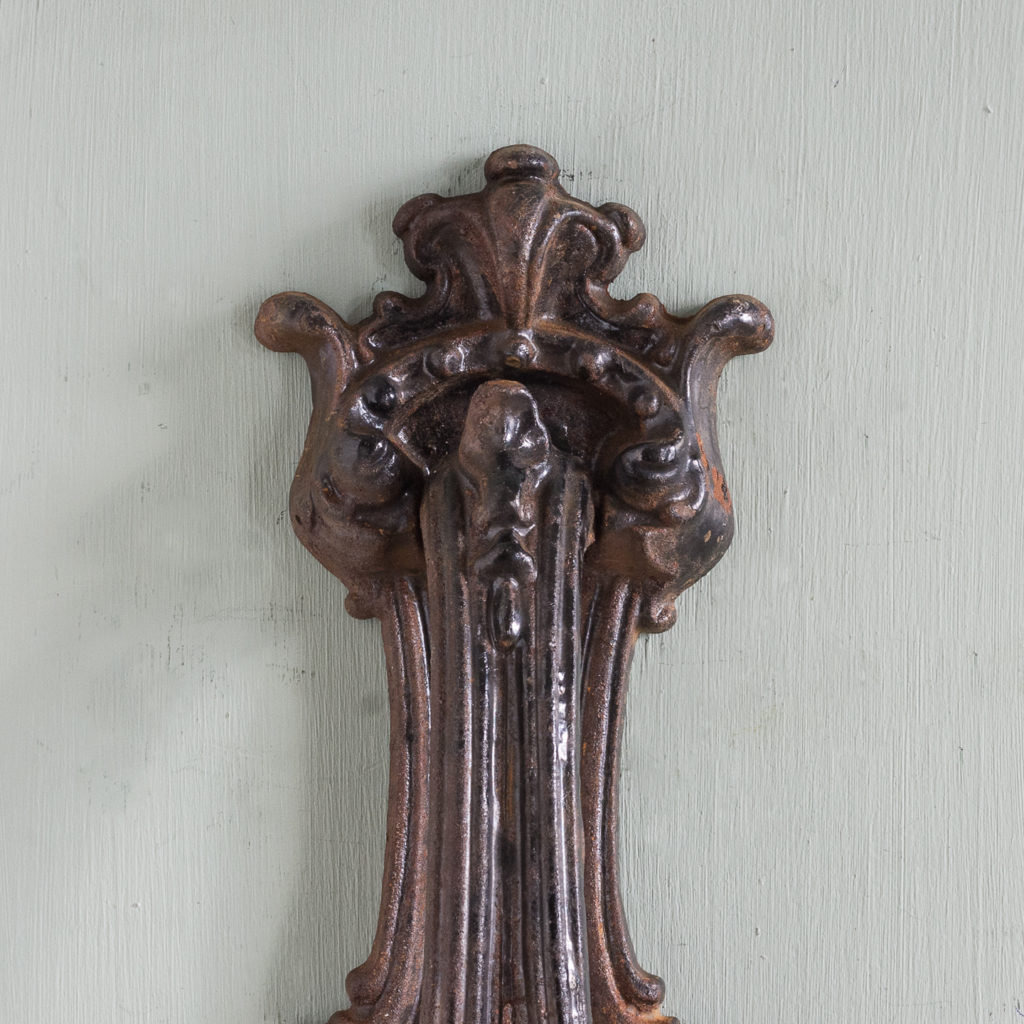 Victorian cast iron door knocker