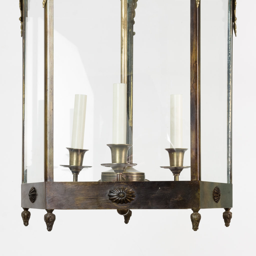 Late nineteenth century French Empire style hall lantern, -122585