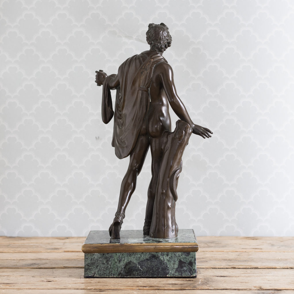 Nineteenth century Italian bronze of ‘The Apollo Belvedere’,