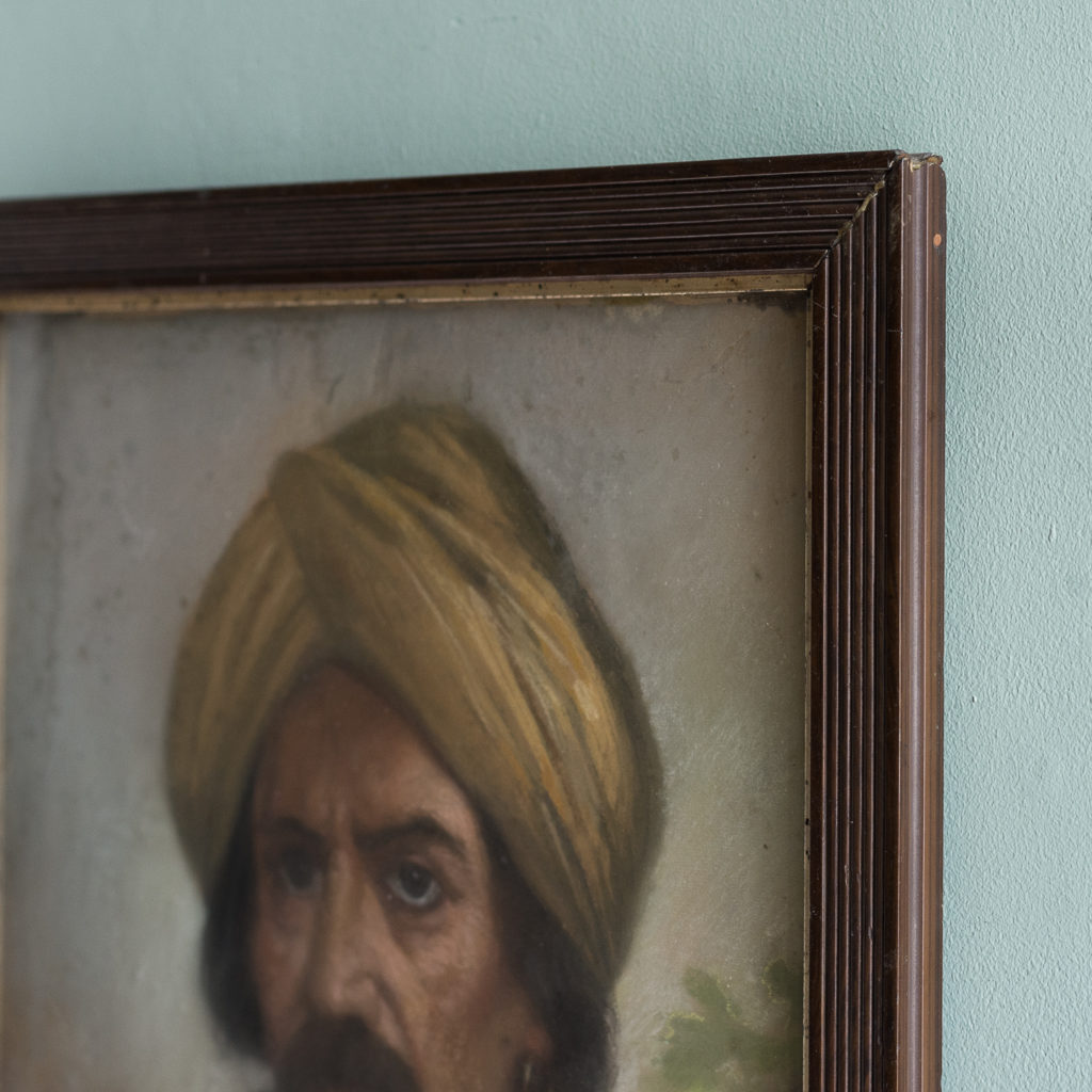 Portrait of a gentleman wearing a turban-122525