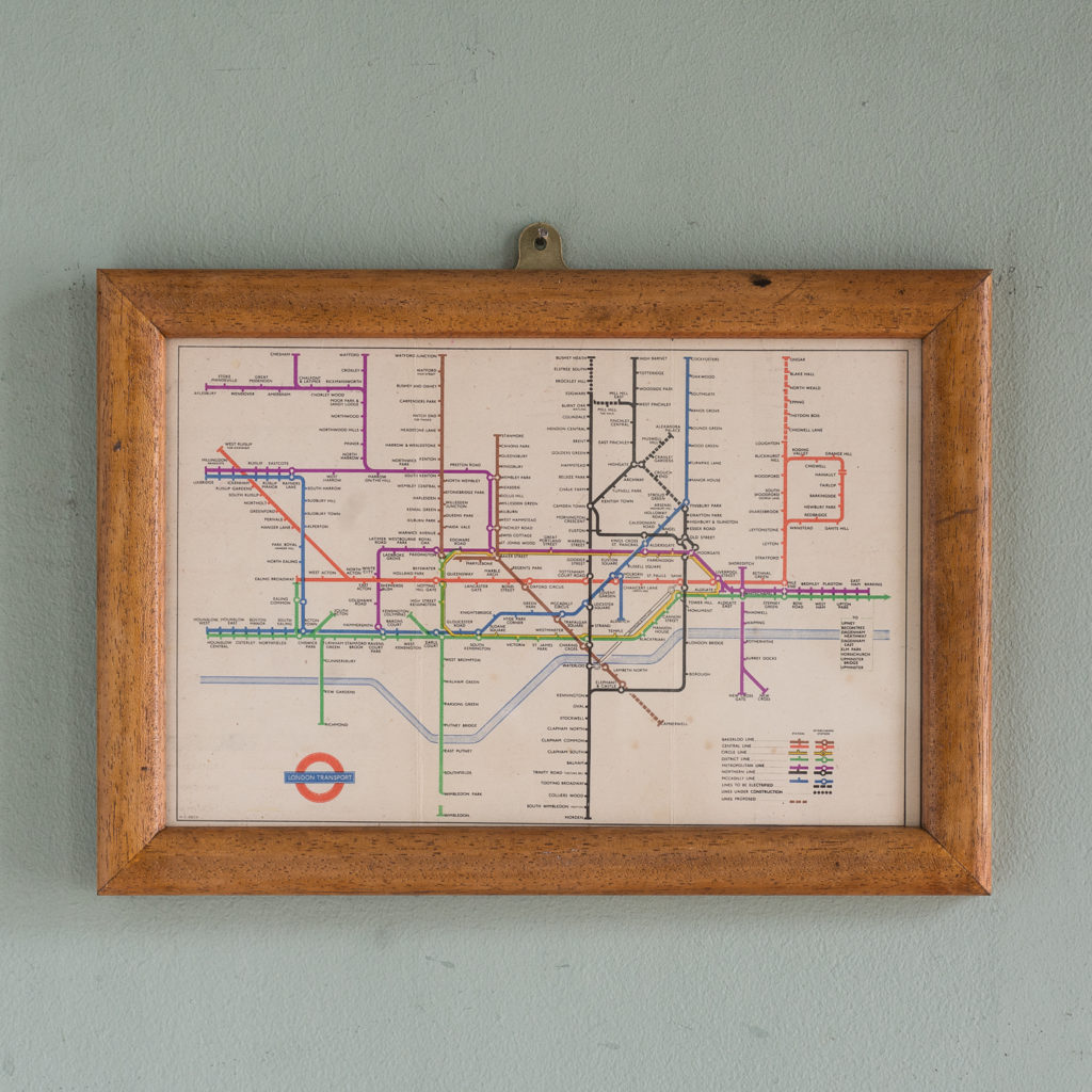 London Transport map 1949