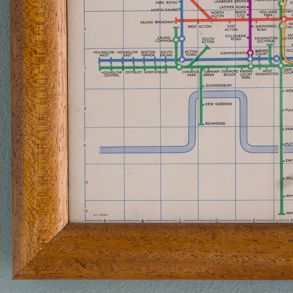 London Underground map 1957