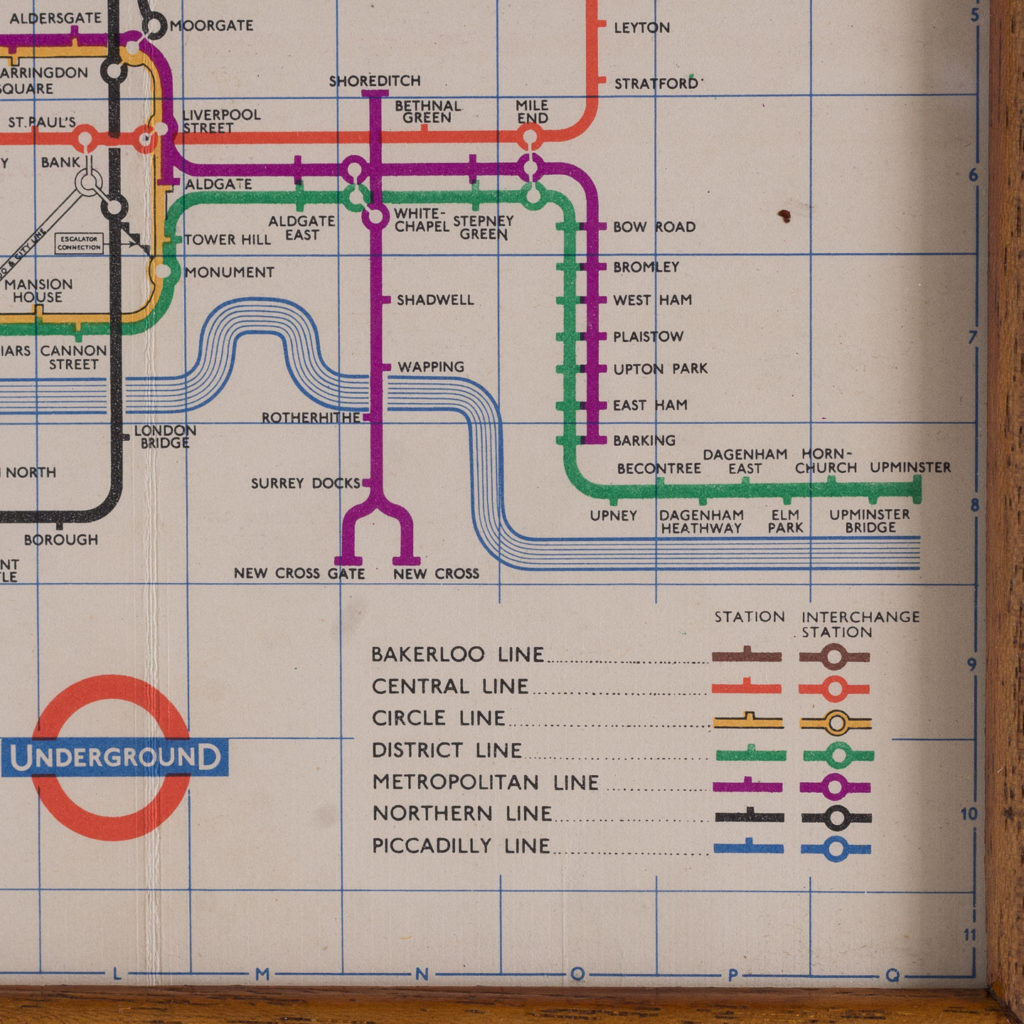 London Underground map 1957