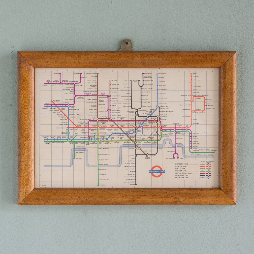 London Underground map 1957