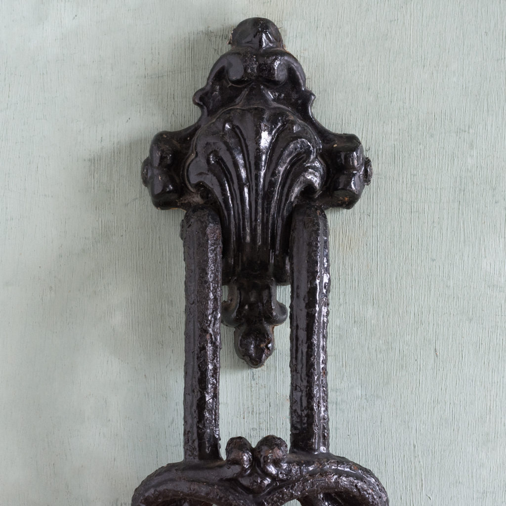 Victorian cast iron door knocker,-123346