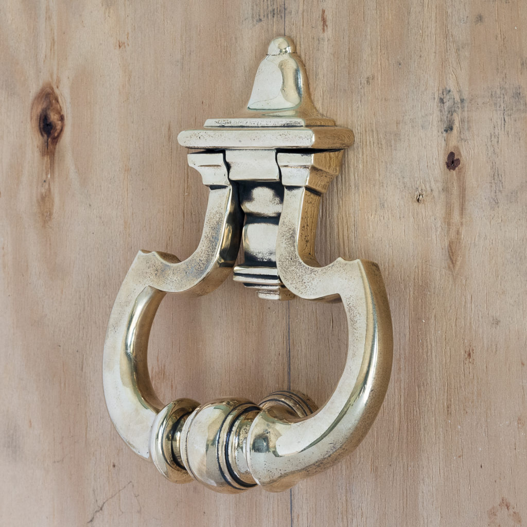 Georgian style brass door knocker