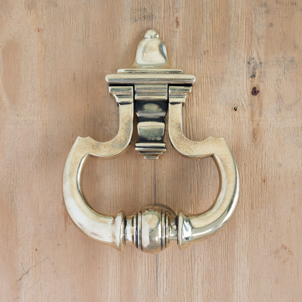Georgian style brass door knocker
