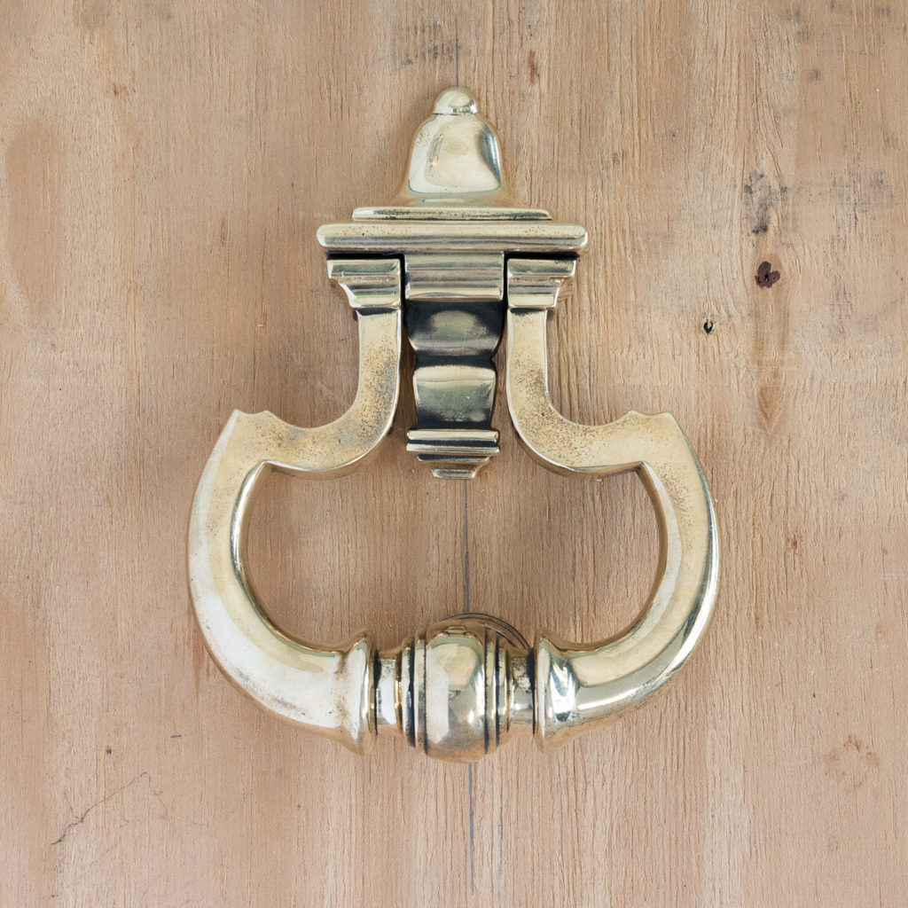 Georgian style brass door knocker