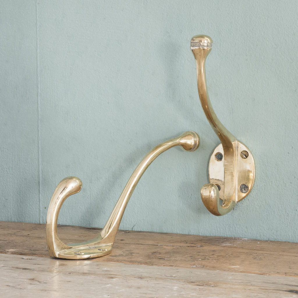 brass coat hooks