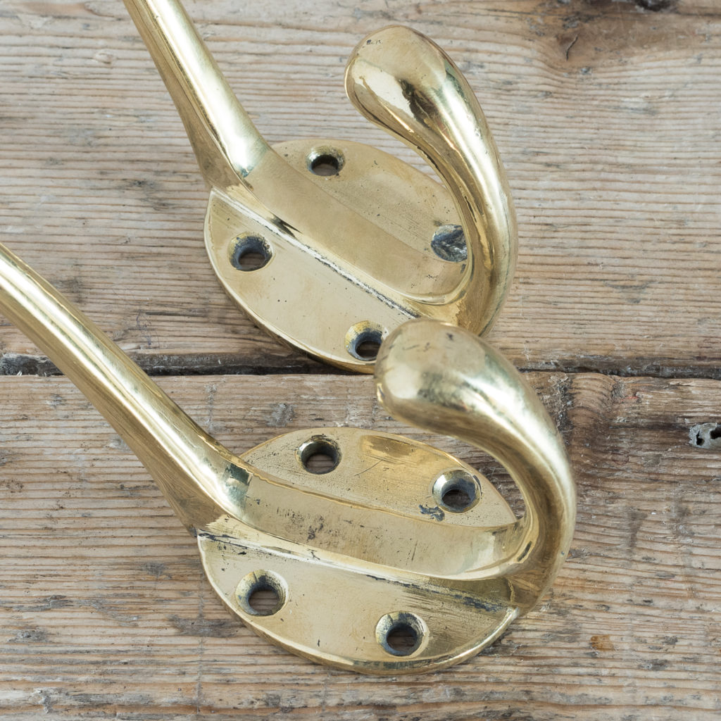 brass coat hooks