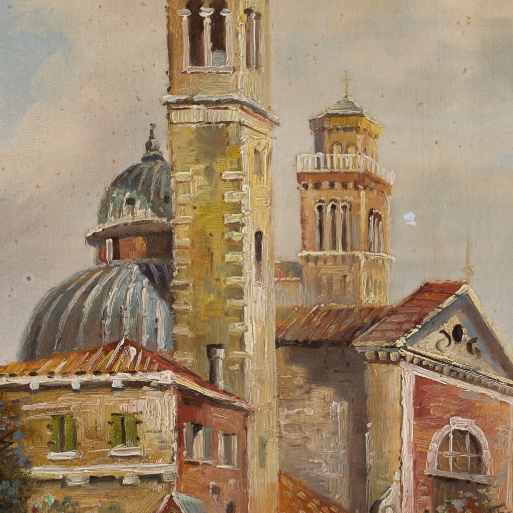 Venetian capriccio oil painting,