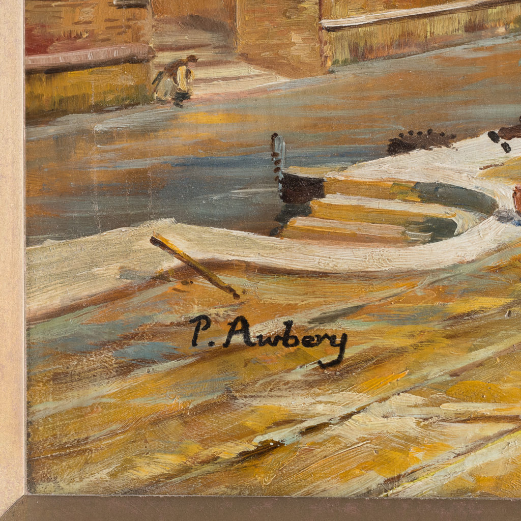 signed by P. Aubrey, circa 1940,