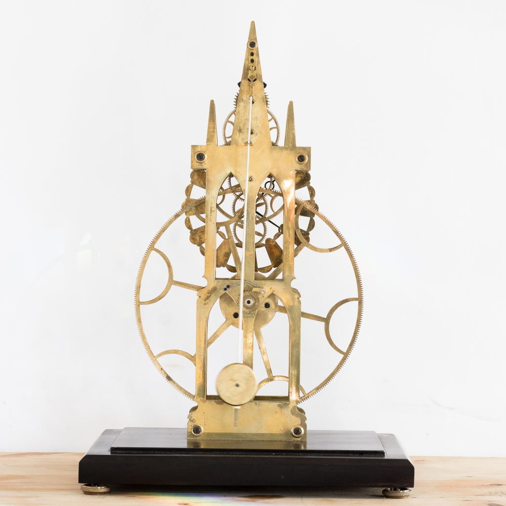 Fusee skeleton clock