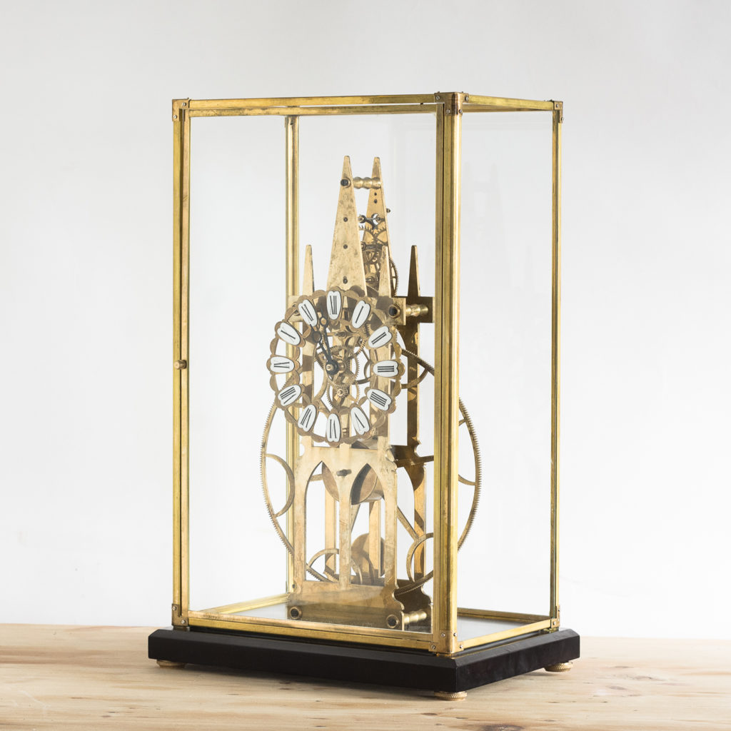 Fusee skeleton clock